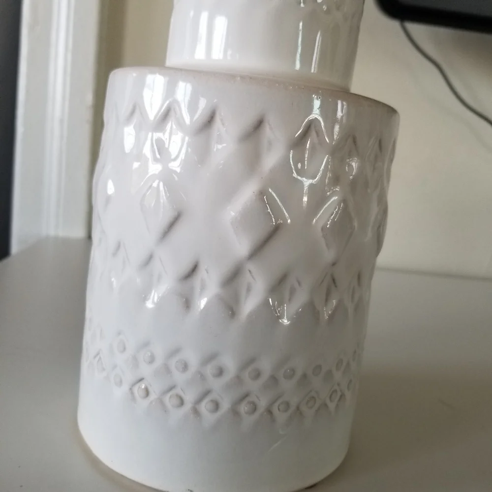 West Elm | Stamped Ceramic Vase